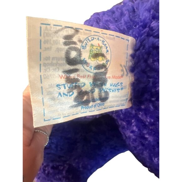 Build-A-Bear Blue T-Rex Plush Dinosaur Khaki Vest Stuffed Animal Toy 19" Tall - Picture 6 of 6